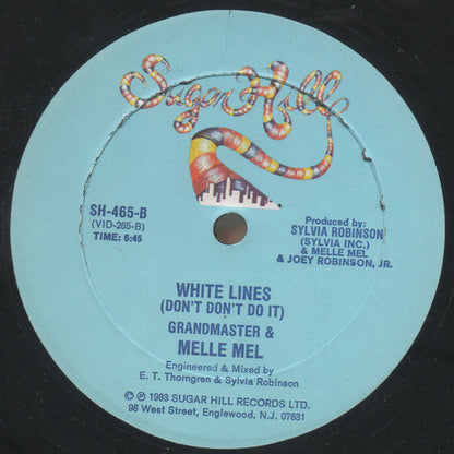 Grandmaster Flash & Melle Mel : White Lines (Don't Don't Do It) (12")