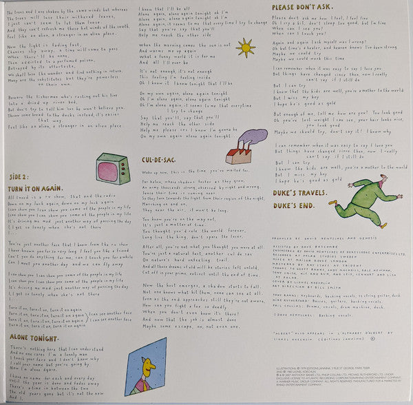 Genesis : Duke (LP, Album, Ltd, RE, RP, Whi)