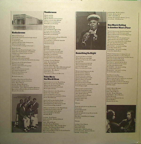 Paul Simon : There Goes Rhymin' Simon (LP, Album, Quad, Pit)
