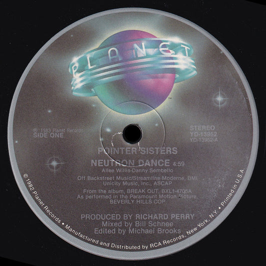 Pointer Sisters : Neutron Dance (12")