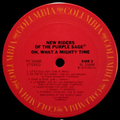 New Riders Of The Purple Sage : Oh, What A Mighty Time (LP, Album, Ter)