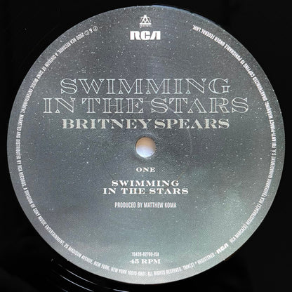 Britney Spears : Swimming In The Stars (12", Single, Ltd)