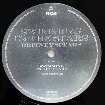 Britney Spears : Swimming In The Stars (12", Single, Ltd)