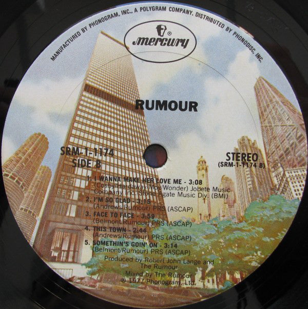 The Rumour : Max (LP, Album, Pit)