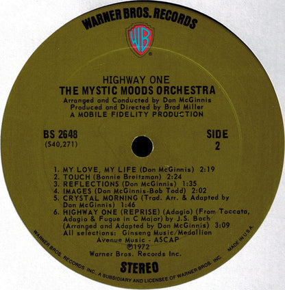 The Mystic Moods Orchestra : Highway One (LP, Album)