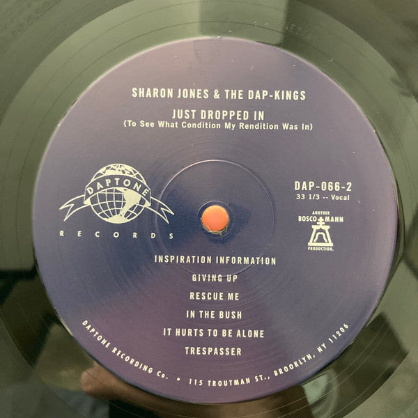 Sharon Jones & The Dap-Kings : Just Dropped In (To See What Condition My Rendition Was In) (LP, Album)