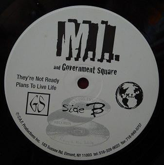 M.U.R.D.E.R. Internash And Government Square : Make It Easy (12", EP)