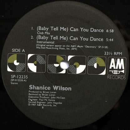 Shanice : (Baby Tell Me) Can You Dance (12", Single, Gen)