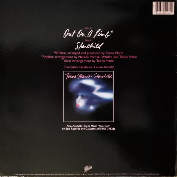 Teena Marie : Out On A Limb (12", Single)