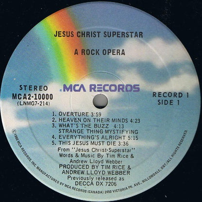 Various : Jesus Christ Superstar (2xLP, RE, Gat)