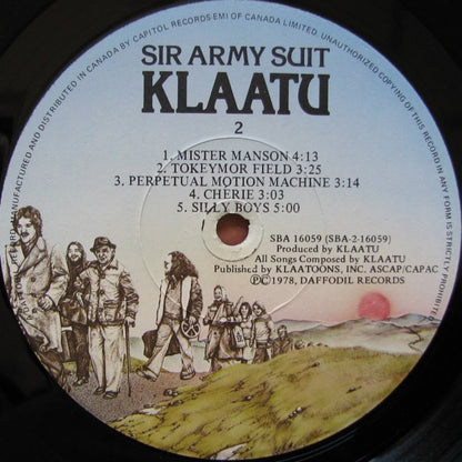 Klaatu : Sir Army Suit (LP, Album)
