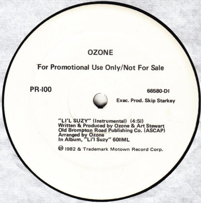 Ozone (5) : Li'l Suzy (12", Maxi, Promo)