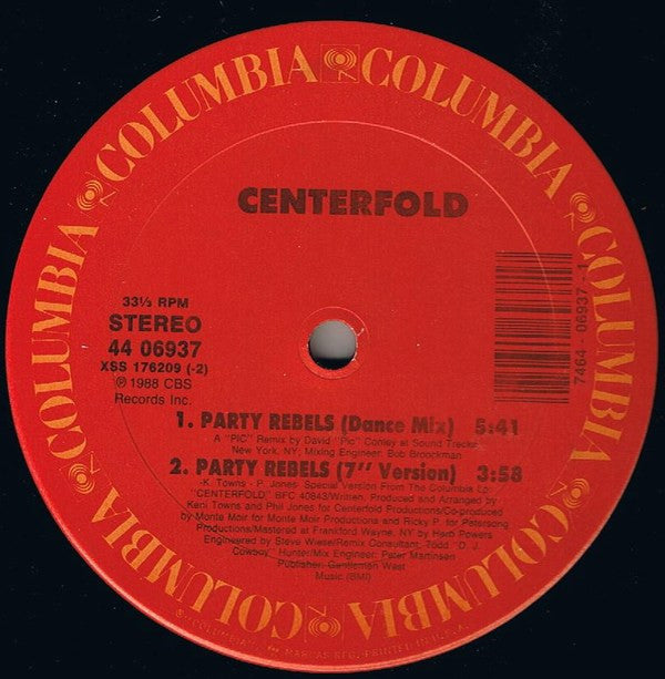 Centerfold (3) : Party Rebels (12")