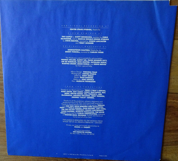 The Forester Sisters : You Again (LP, Album)