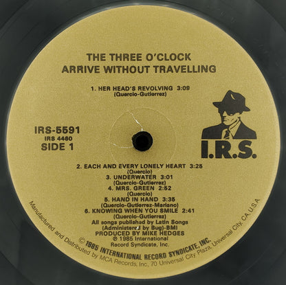 The Three O'Clock : Arrive Without Travelling (LP, Album, Glo)