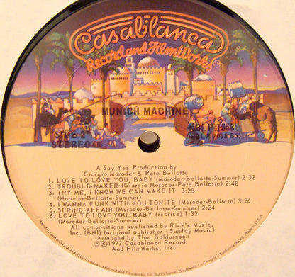 Munich Machine : Munich Machine (LP, Album, P/Mixed, Pit)