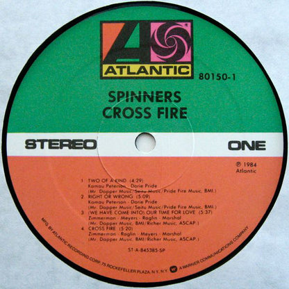 Spinners : Cross Fire (LP, Album)