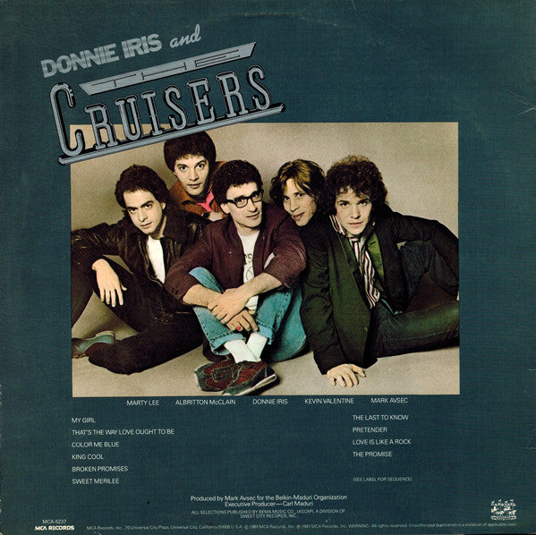 Donnie Iris And The Cruisers : King Cool (LP, Album)