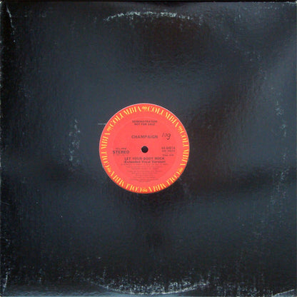 Champaign : Let Your Body Rock (12", Promo)