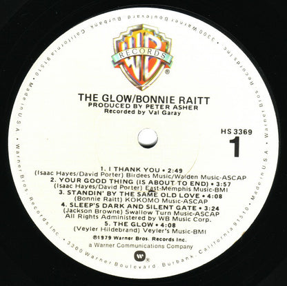 Bonnie Raitt : The Glow (LP, Album, Los)