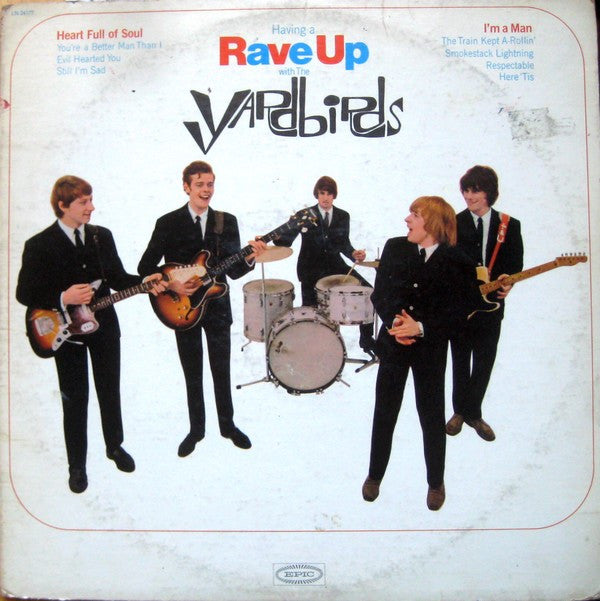 The Yardbirds : Having A Rave Up With The Yardbirds (LP, Album, Mono, San)