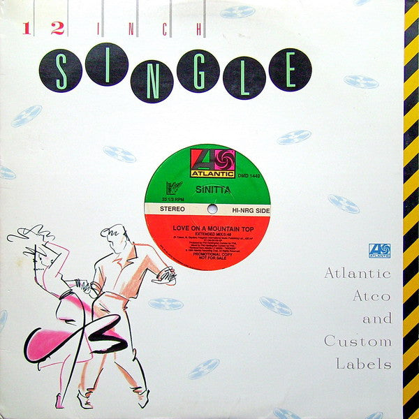 Sinitta : Love On A Mountain Top / Lay Me Down Easy (12", Promo)