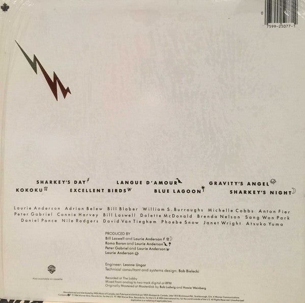 Laurie Anderson : Mister Heartbreak (LP, Album)