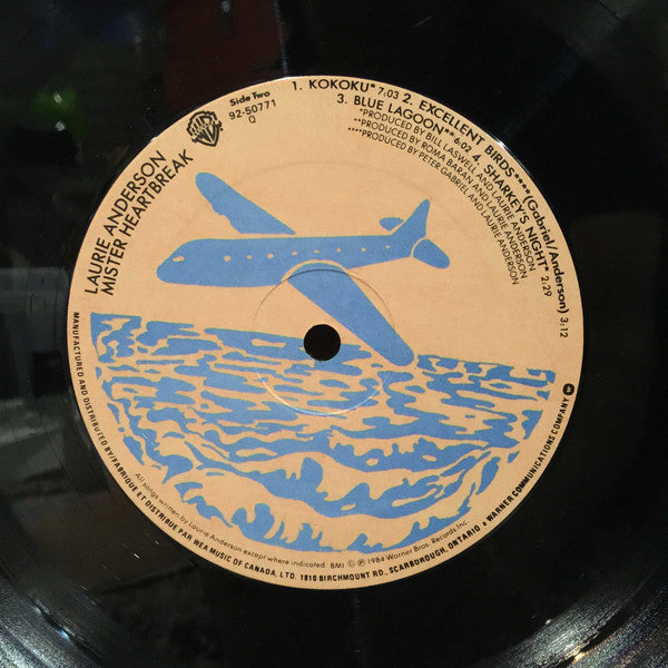 Laurie Anderson : Mister Heartbreak (LP, Album)