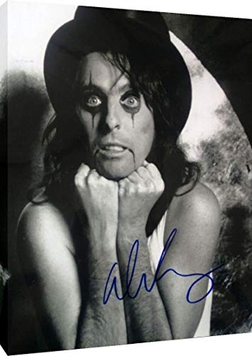 Alice Cooper - Canvas Autograph Print