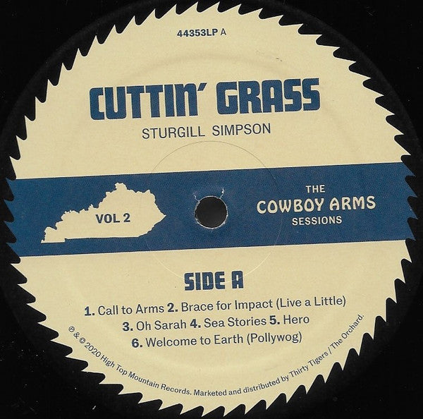 Sturgill Simpson : Cuttin' Grass - Vol. 2 (The Cowboy Arms Sessions) (LP, Album)