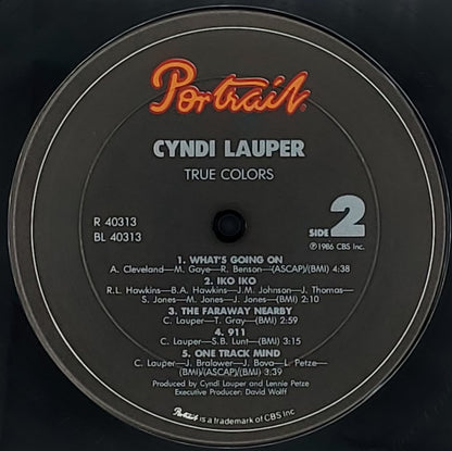 Cyndi Lauper : True Colors (LP, Album, Car)