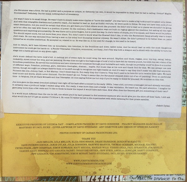 Joe Strummer : Assembly (2xLP, Comp, RM)