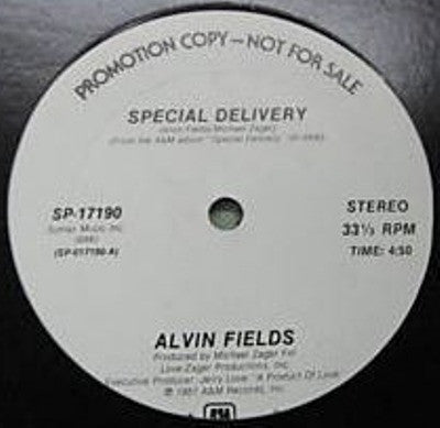 Alvin Fields : Special Delivery (12", Promo)