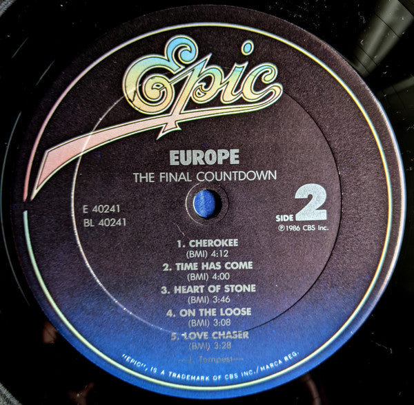 Europe (2) : The Final Countdown (LP, Album)