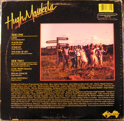 Hugh Masekela : Waiting For The Rain (LP, Album, EMW)