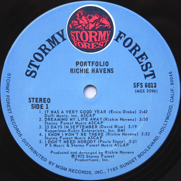 Richie Havens : Portfolio (LP, Album, Pit)
