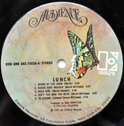 Audience (2) : Lunch (LP, Album, Pit)