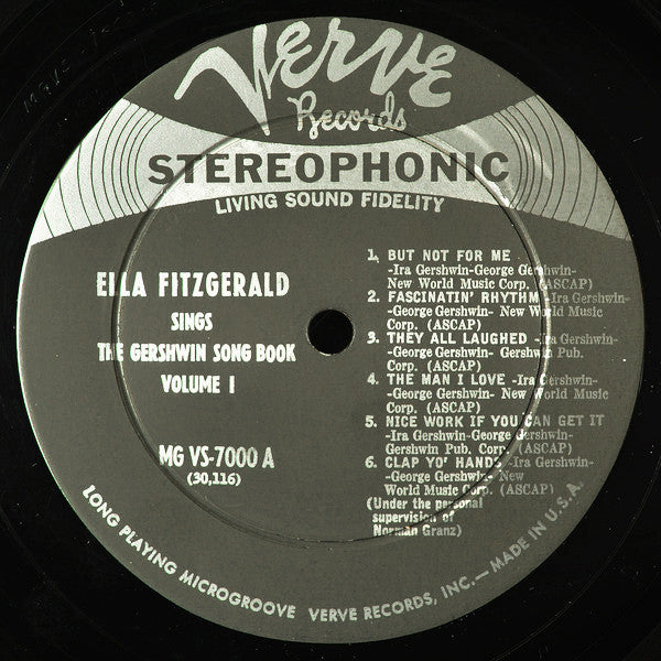 Ella Fitzgerald : Ella Fitzgerald Sings The Gershwin Song Book Vol. 1 (LP, Album)