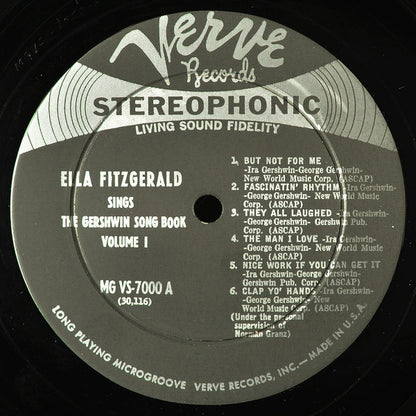 Ella Fitzgerald : Ella Fitzgerald Sings The Gershwin Song Book Vol. 1 (LP, Album)