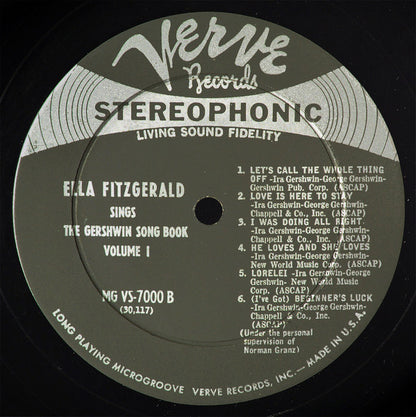Ella Fitzgerald : Ella Fitzgerald Sings The Gershwin Song Book Vol. 1 (LP, Album)