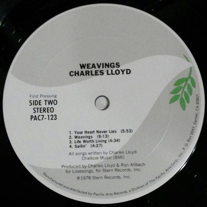 Charles Lloyd : Weavings (LP, Album, Fir)