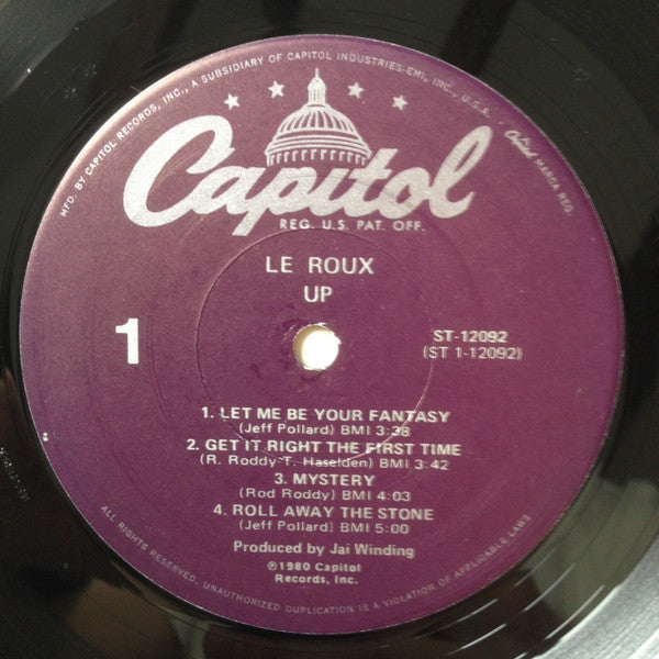 Le Roux : Up (LP, Album)