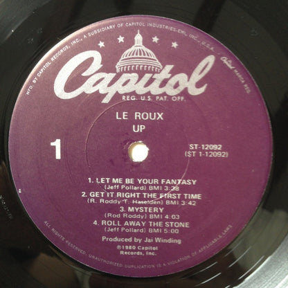 Le Roux : Up (LP, Album)