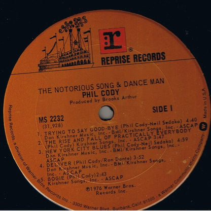 Phil Cody : The Notorious Song & Dance Man (LP, Album)