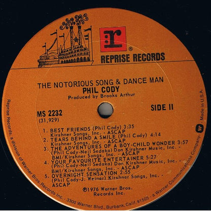 Phil Cody : The Notorious Song & Dance Man (LP, Album)