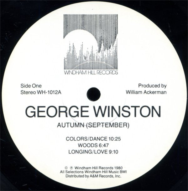 George Winston : Autumn (LP, Album, RE, RTI)