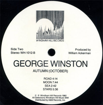 George Winston : Autumn (LP, Album, RE, RTI)
