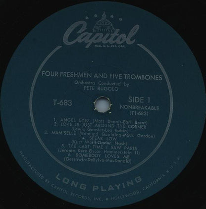 The Four Freshmen : Four Freshmen And 5 Trombones (LP, Album, Mono)