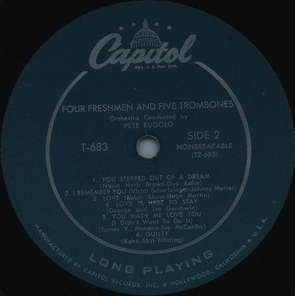 The Four Freshmen : Four Freshmen And 5 Trombones (LP, Album, Mono)