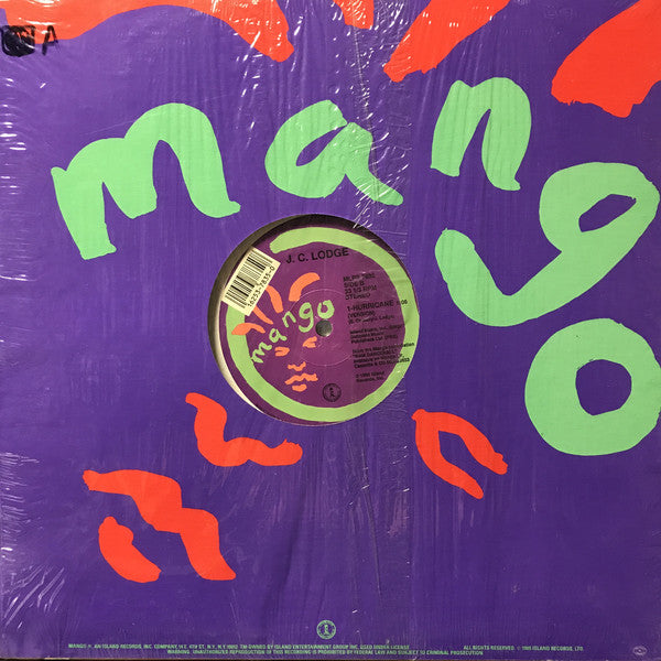 JC Lodge : Hurricane (12", Single)